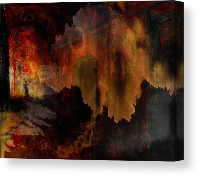 Murder Canvas Print featuring the painting Altered Image 9 by Cameron Hampton PSA