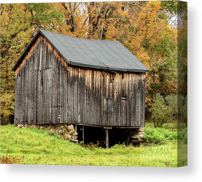 Vermont Canvas Print featuring the photograph Antique Barn by Phil Spitze