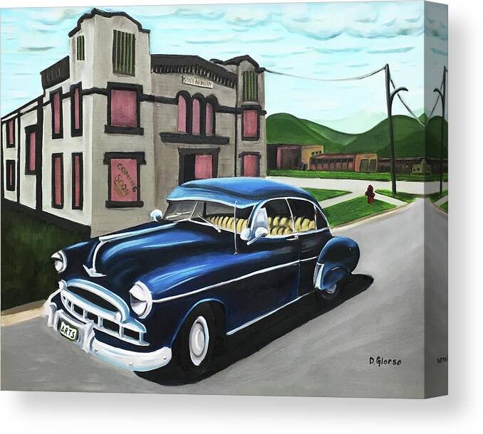Brighton Canvas Print featuring the painting Armory Arts by Dean Glorso
