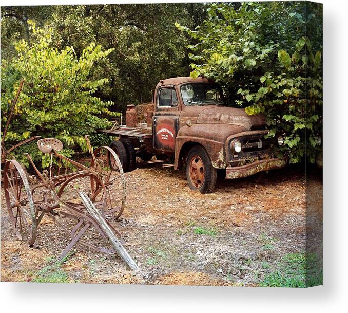 Truck Canvas Print featuring the photograph At Rest by Marty Koch