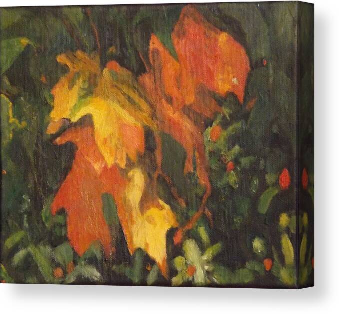 Autumn Canvas Print featuring the painting Autmn Jewels by Brent Harris
