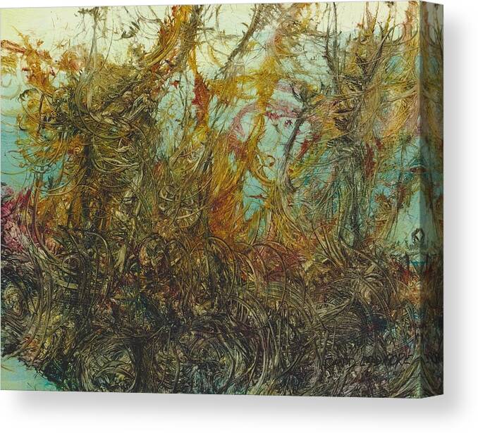 Autumn Canvas Print featuring the painting Autumn 2 by David Ladmore