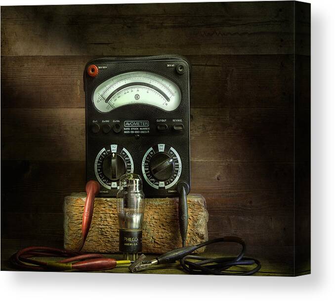 Avo Meter Canvas Print featuring the photograph Avo Multimeter by Ian Barber