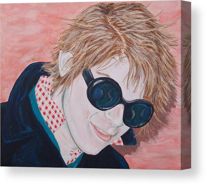 Portrait Canvas Print featuring the painting Brad by Kevin Callahan