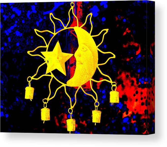 Sun Canvas Print featuring the photograph Celestial Celebration by Larry Beat