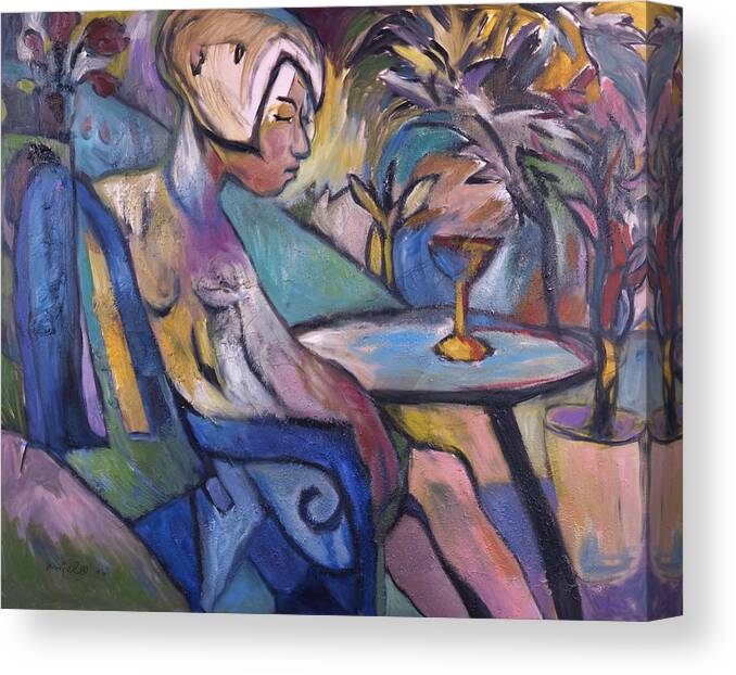 Cocktail Canvas Print featuring the painting Cocktail by Mykul Anjelo