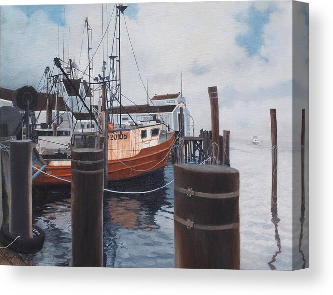 New York Canvas Print featuring the painting Coming Home by Barbara Barber