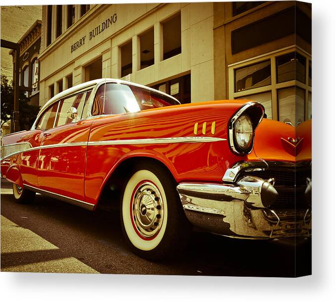 Birmingham Canvas Print featuring the photograph Cool '57 by Just Birmingham