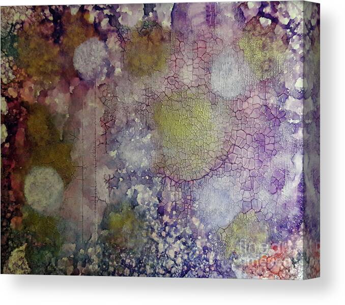 Alcohol Canvas Print featuring the painting Cracked Lights by Terri Mills