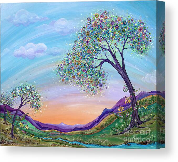 Landscape Painting Canvas Print featuring the painting Dream Big by Tanielle Childers