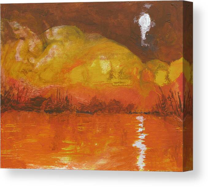 Dream Canvas Print featuring the painting Dreamscape by Robert Bissett
