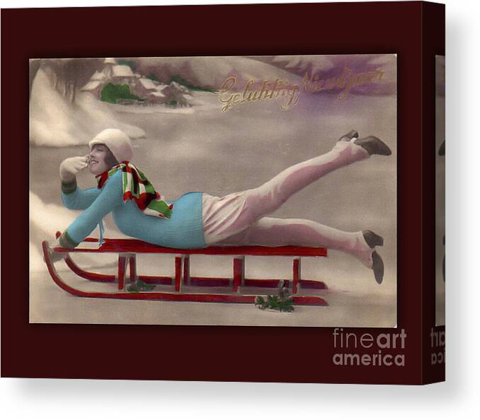 Photoshop Canvas Print featuring the digital art Dutch Happy New Years by Melissa Messick