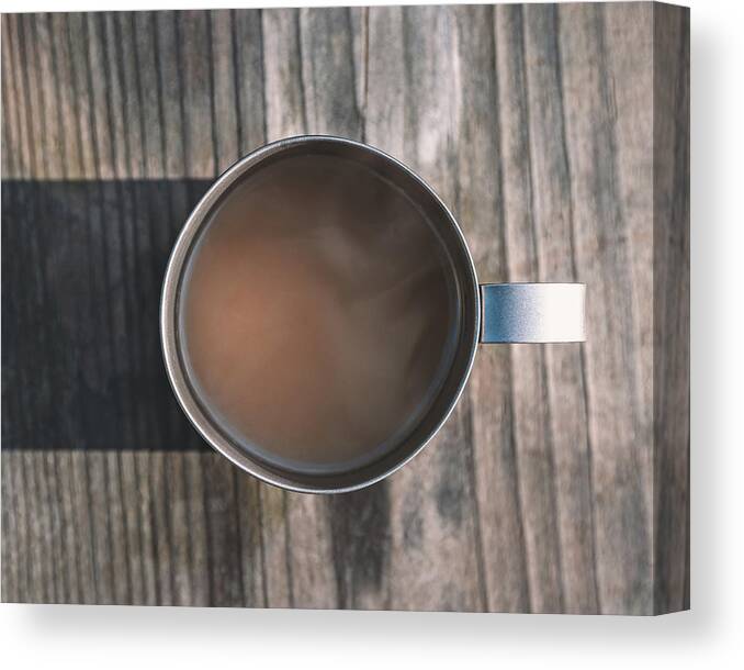 Coffee Canvas Print featuring the photograph Early Morning Coffee by Scott Norris