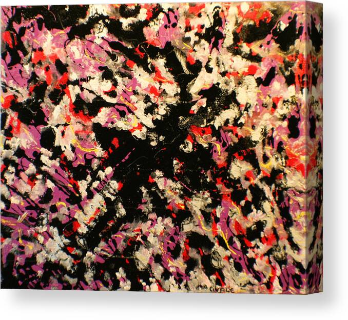 Color And Movement Canvas Print featuring the painting Eccitazione by Biagio Civale