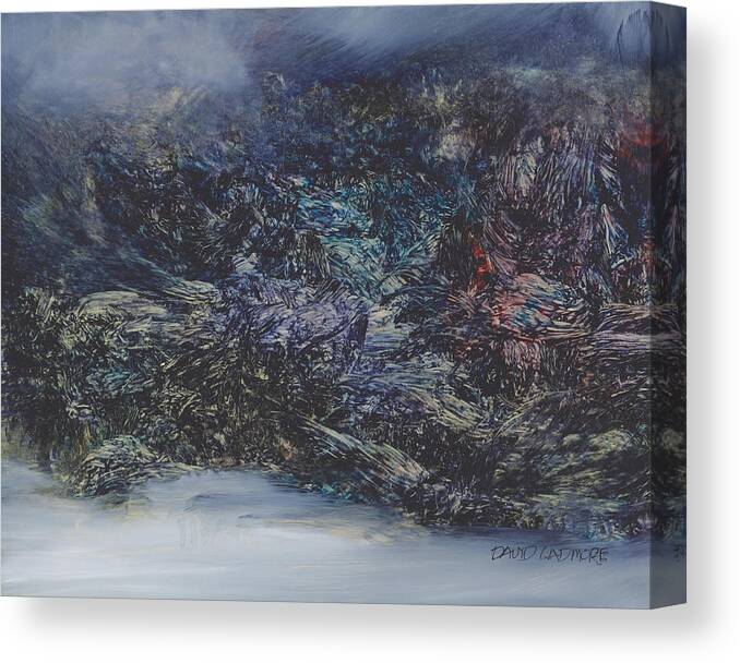 Elemental Canvas Print featuring the painting Elemental 59 by David Ladmore