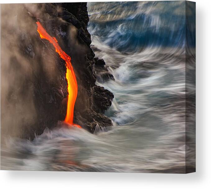 Hawaii Canvas Print featuring the photograph Emergent by Andrew J. Lee