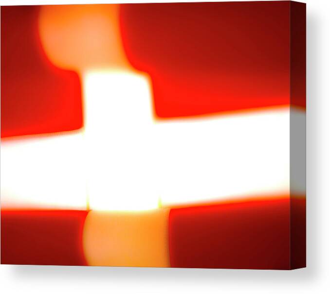Sand Canvas Print featuring the photograph Flag Abstract II by Jan W Faul