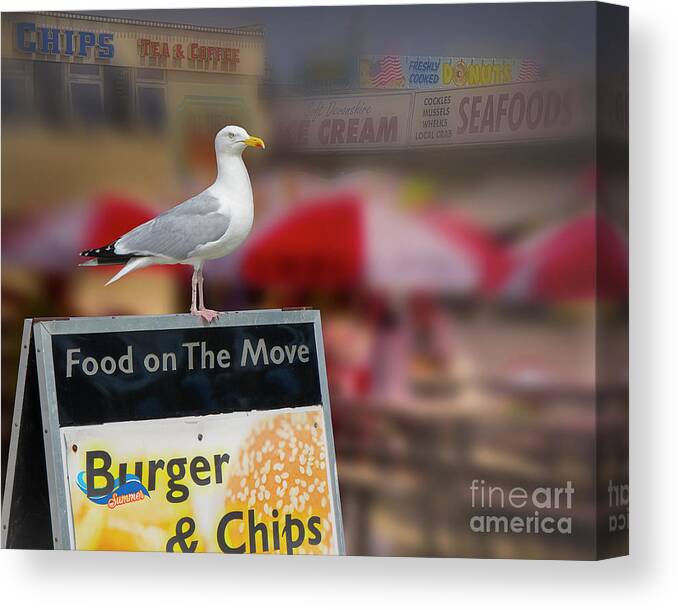 Nag005035a Canvas Print featuring the photograph Food On The Move by Edmund Nagele FRPS