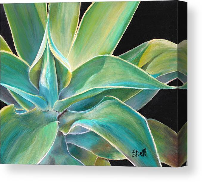 Agave Canvas Print featuring the painting Foregone Conclusion by Laura Bell