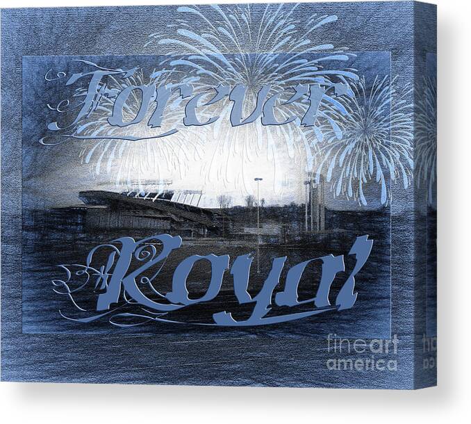 Andee Design Forever Royal Canvas Print featuring the photograph Forever Royal by Andee Design