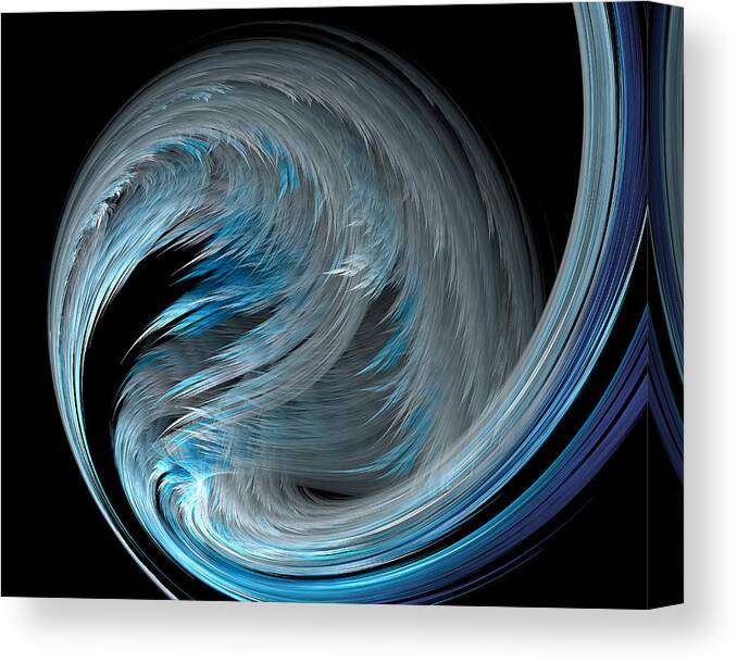Vic Eberly Canvas Print featuring the digital art Frozen in Time by Vic Eberly