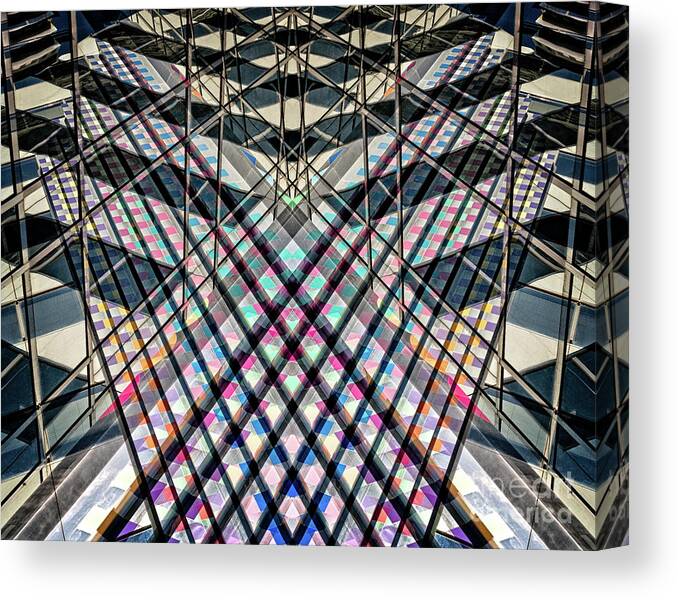 Chicago Canvas Print featuring the photograph Futuristic by Izet Kapetanovic