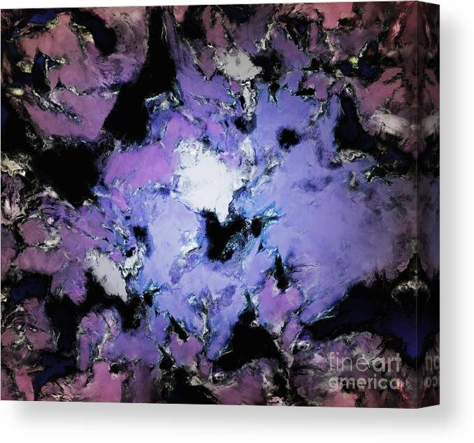 Grunge Canvas Print featuring the digital art Grunge by Keith Mills