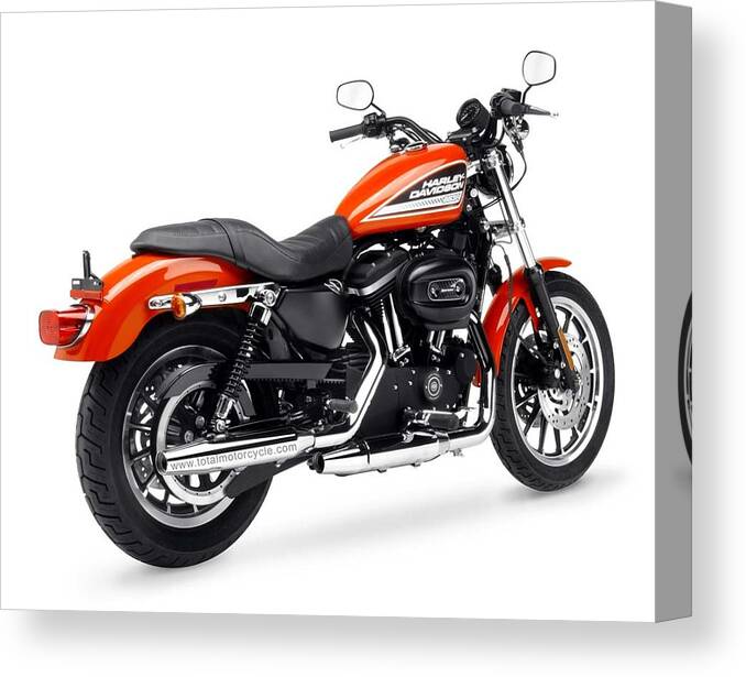 Harley-davidson Canvas Print featuring the photograph Harley-Davidson by Jackie Russo
