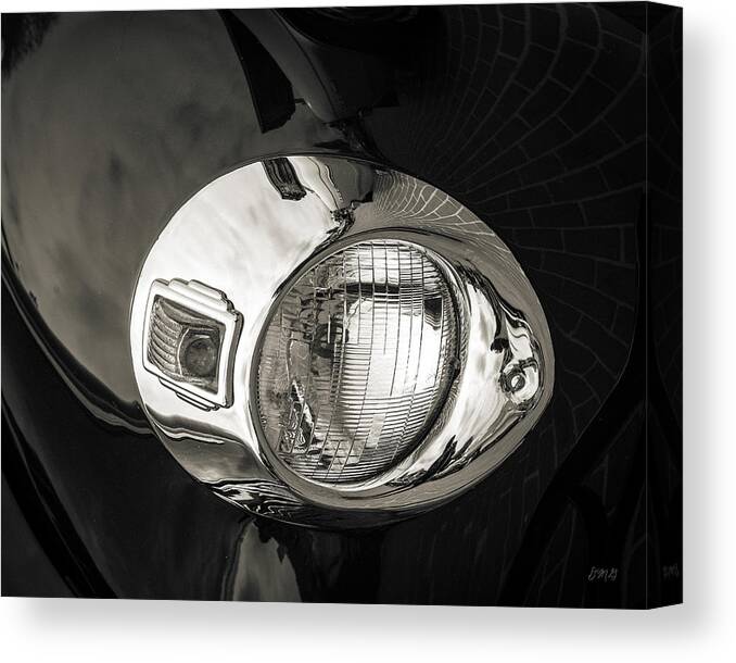Abstract Canvas Print featuring the photograph Headlamp III Toned by David Gordon