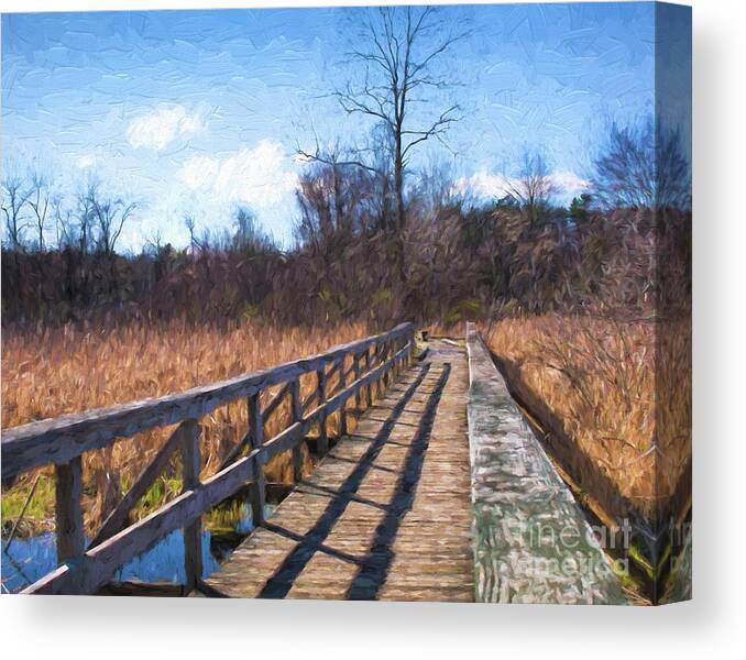 Helen's Way Canvas Print featuring the photograph Helen's Way I by Lorraine Cosgrove