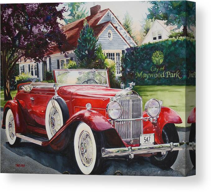 His and Hers Packard 1932 Canvas Print / Canvas Art by Mike Hill