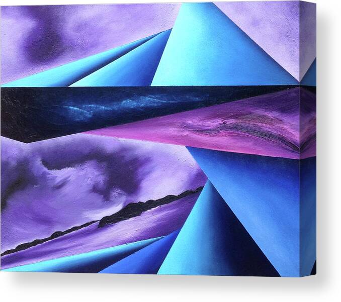  Canvas Print featuring the painting Immense of teh Universe II by Ara Elena