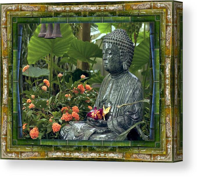 Mandalas Canvas Print featuring the photograph In Repose by Bell And Todd