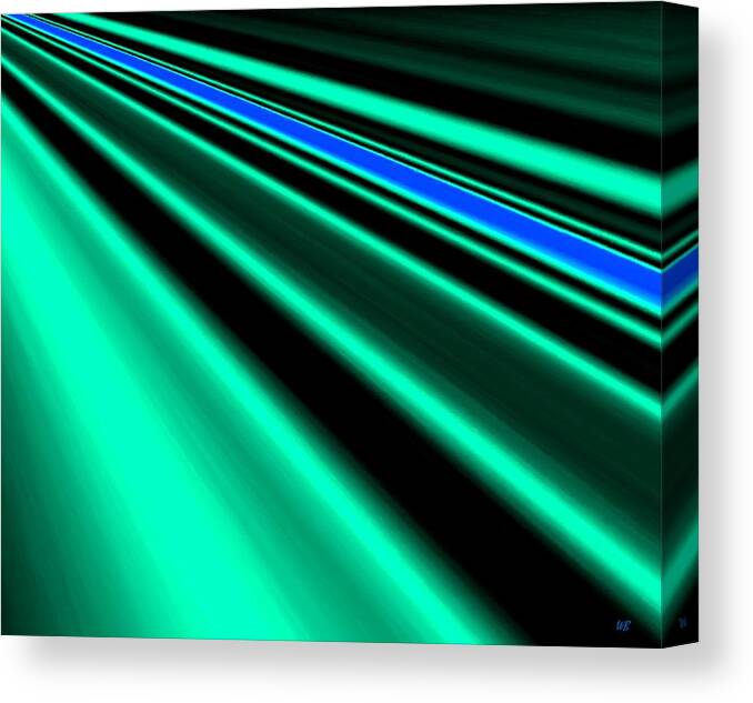 Abstract Canvas Print featuring the digital art Inspiration by Will Borden