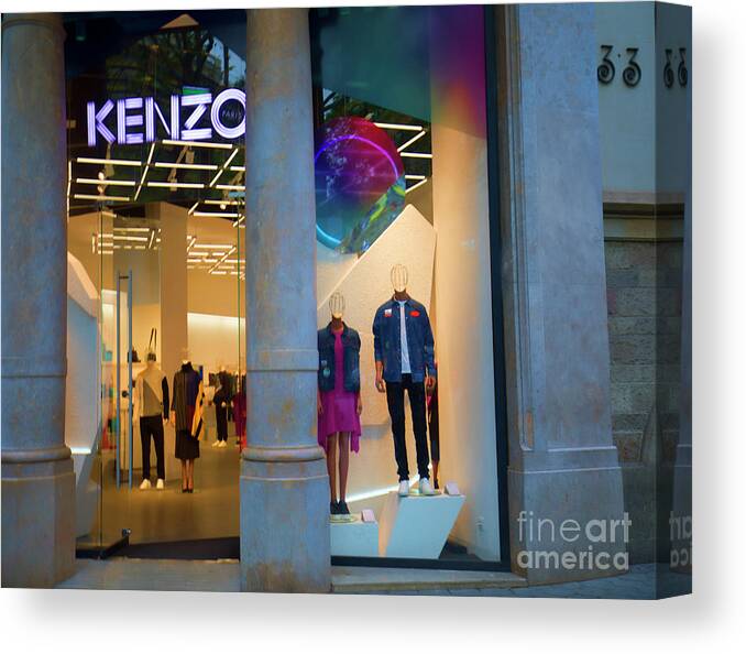 Alfabetische volgorde schieten Gelukkig Kenzo Retail Store Canvas Print / Canvas Art by Chuck Kuhn - Fine Art  America