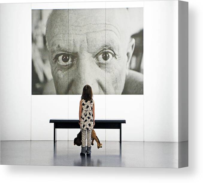 Kc Canvas Print featuring the photograph Looking at Pablo Looking Back by Christopher McKenzie
