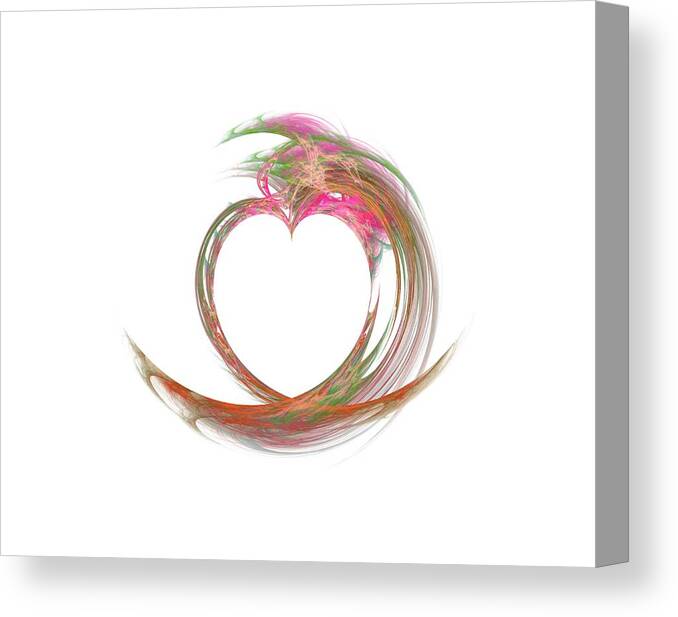 Love Canvas Print featuring the digital art Love is in the Air by Ilia -