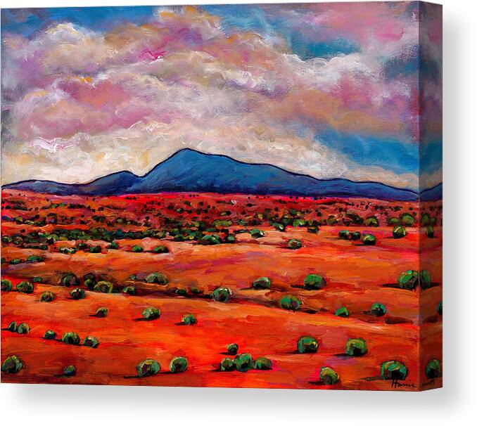 Southwest Desert Canvas Print featuring the painting Lucid Dream by Johnathan Harris