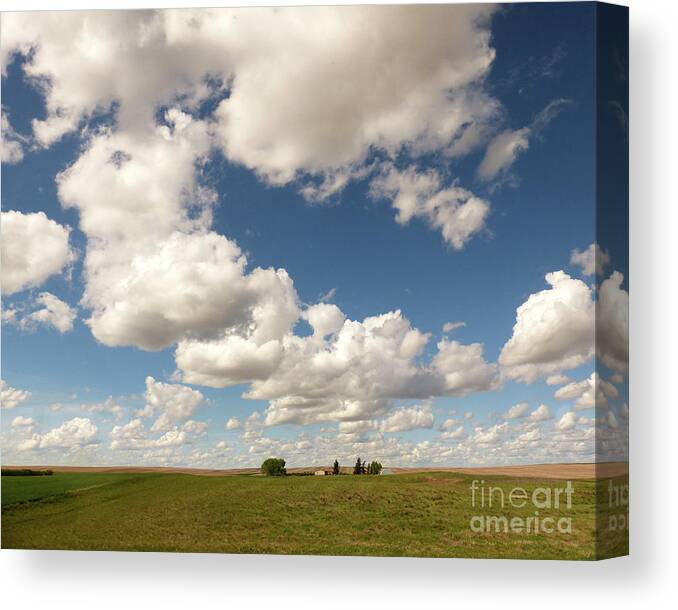 Montana Canvas Print featuring the photograph Montana skyscape 4 by Paula Joy Welter