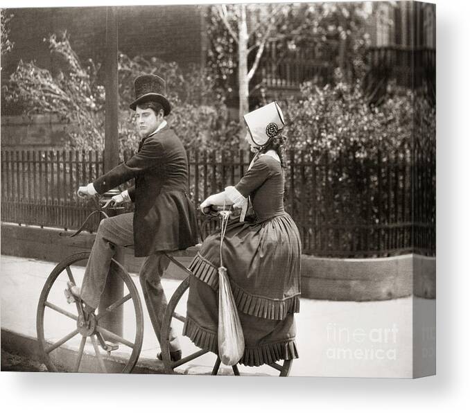 -transportation: Misc- Canvas Print featuring the photograph Not So Long Ago, 1925 by Granger