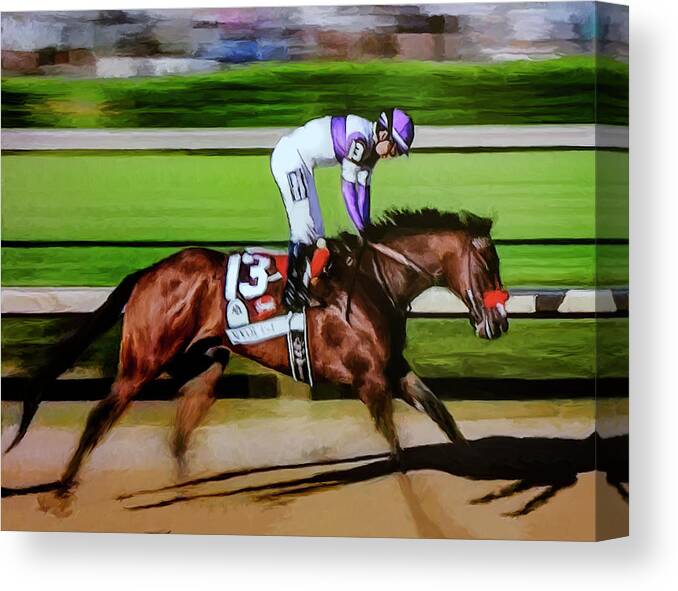 Nyquist Canvas Print featuring the painting Nyquist 2 by Rick Mosher