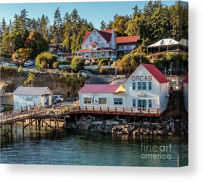 Orcas Island Canvas Print featuring the photograph Orcas Island by Rod Best