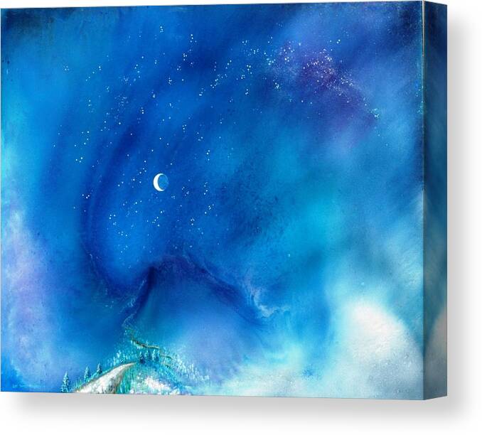 Spiritual Canvas Print featuring the painting Path of the Morning Star by Lee Pantas