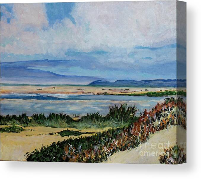 Pismo Canvas Print featuring the painting Pismo Beach by Jackie MacNair