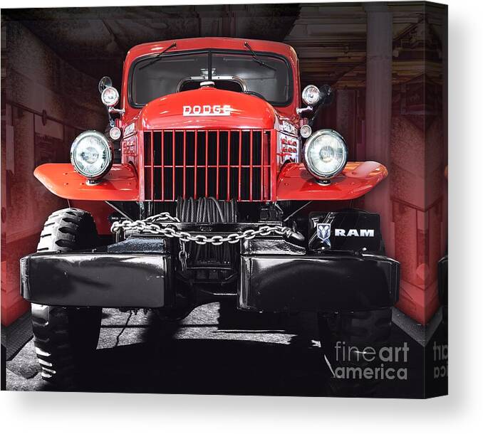 Power Wagon Canvas Print featuring the photograph Power Wagon by Anthony Ellis