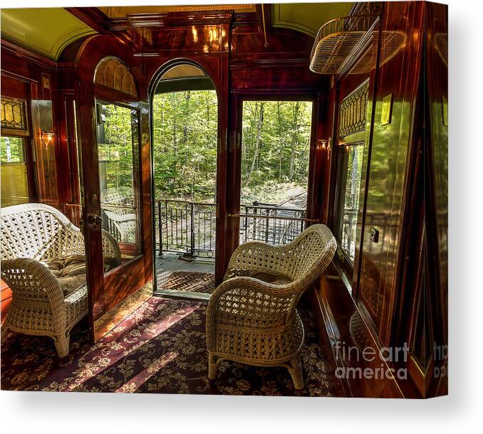 Art Canvas Print featuring the photograph Pullman Porch by Phil Spitze