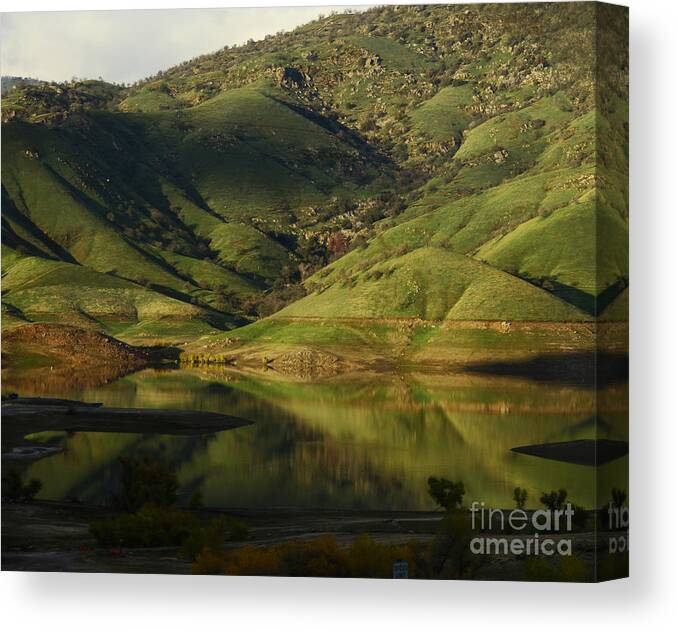 Reflection Canvas Print featuring the photograph Reflection and Shadows by Debby Pueschel
