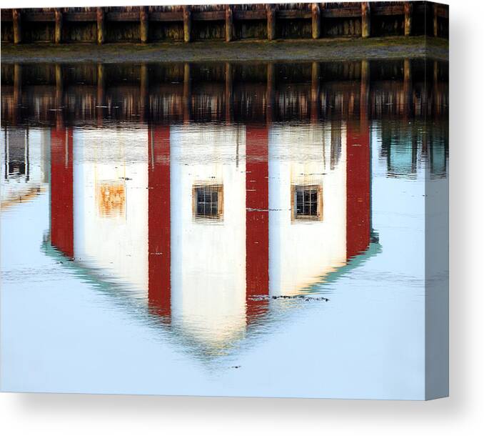 Reflection Canvas Print featuring the photograph Reflection No 1 by JoAnn Lense