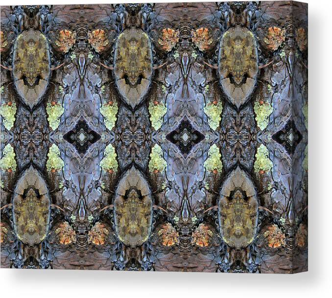Surrealistic Canvas Print featuring the digital art Reflections of Samurai by Julia L Wright