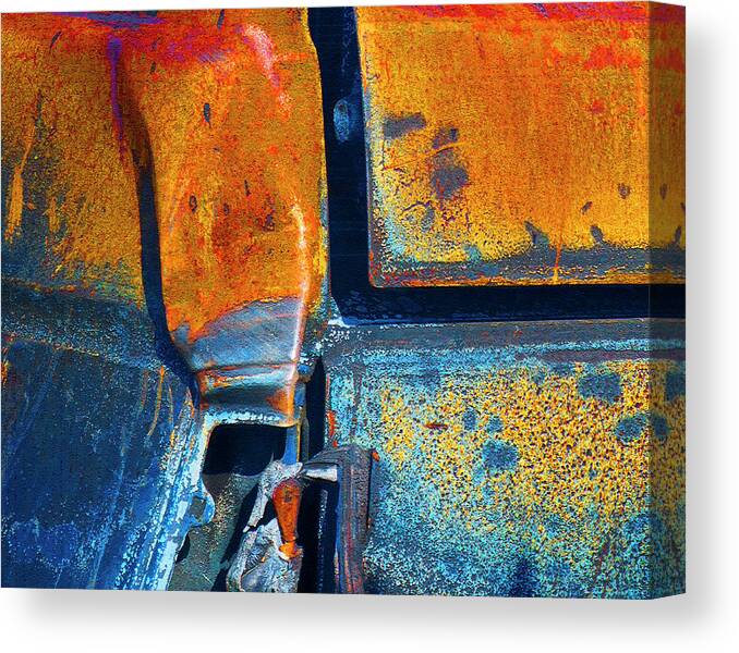 Rust Scapes #12 Canvas Print featuring the photograph Rust Scapes #12 by Jessica Levant